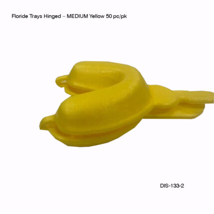 Floride Trays Hinged - MEDIUM Yellow (50 pc/pk)